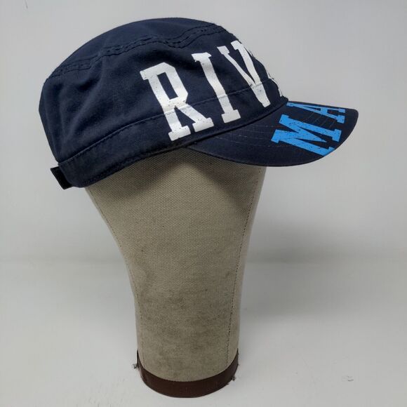 Riviera Maya Strapback Blue Adjustable Graphic Spell Out Logo - Picture 5 of 10